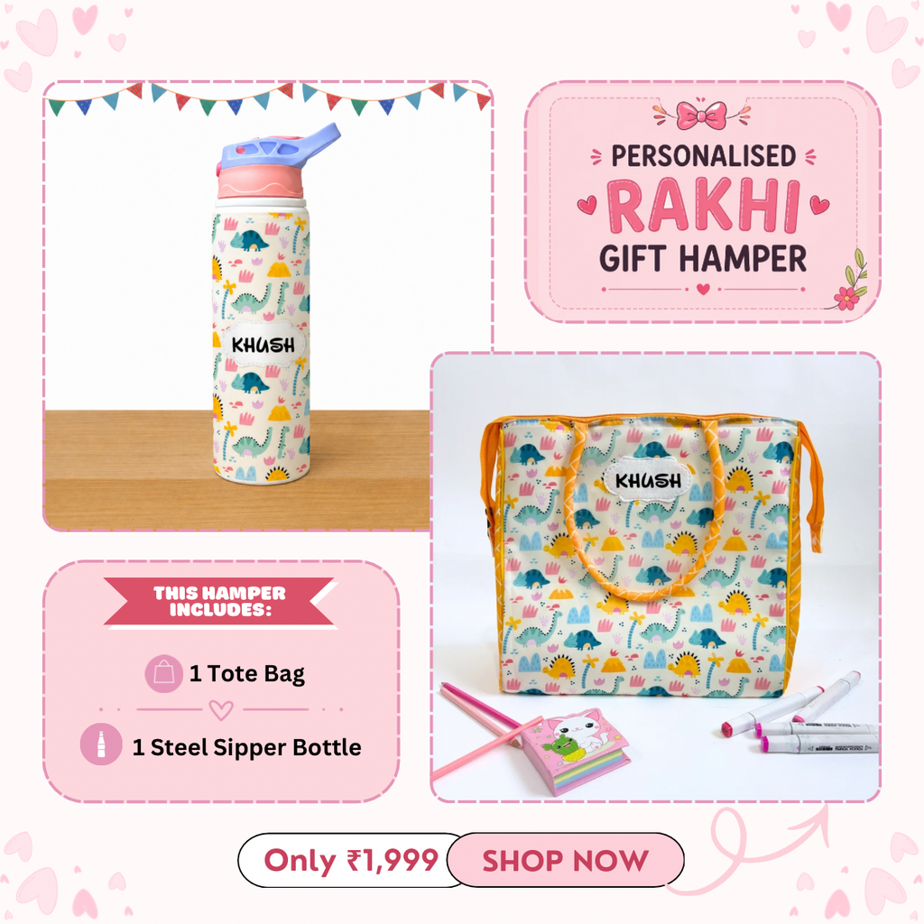 Tote Bag + Steel Sipper Bottle
