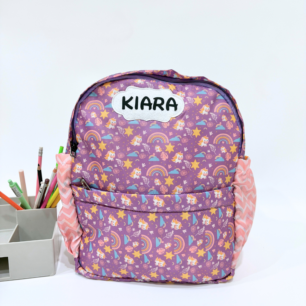 Unicorn Print Toddler Backpack