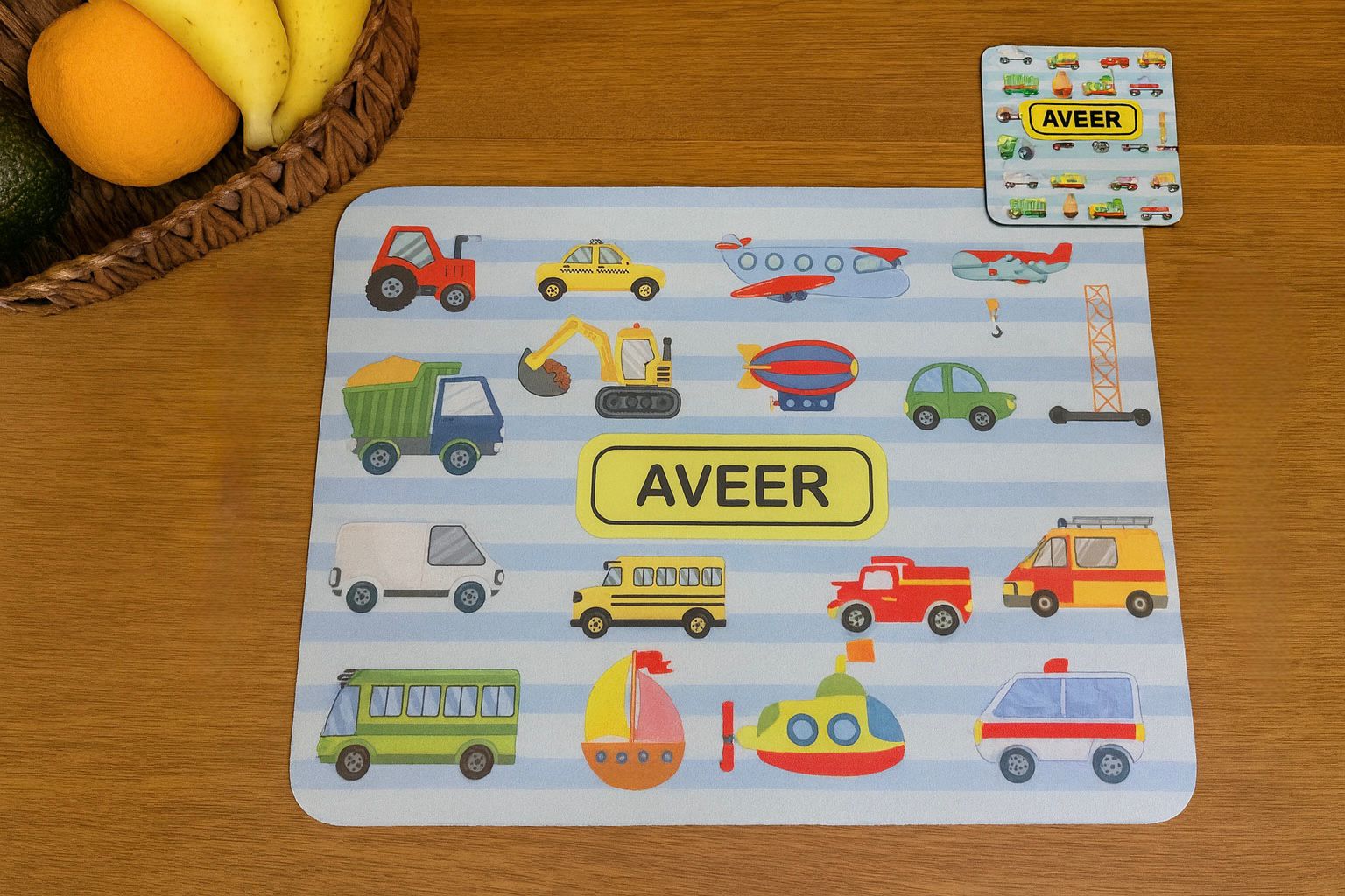 Vehicle Print Table Mat