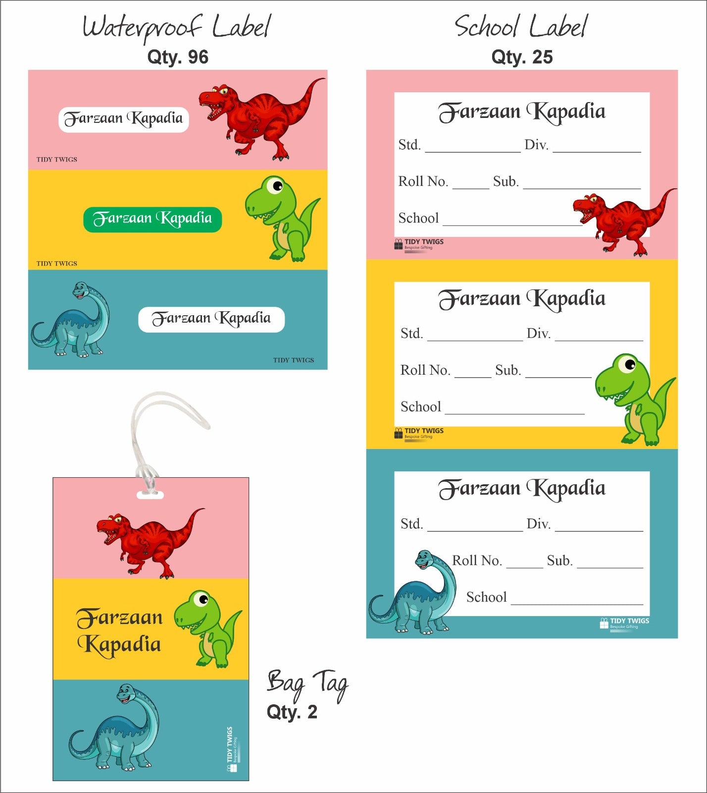 Dinosaurs theme combo