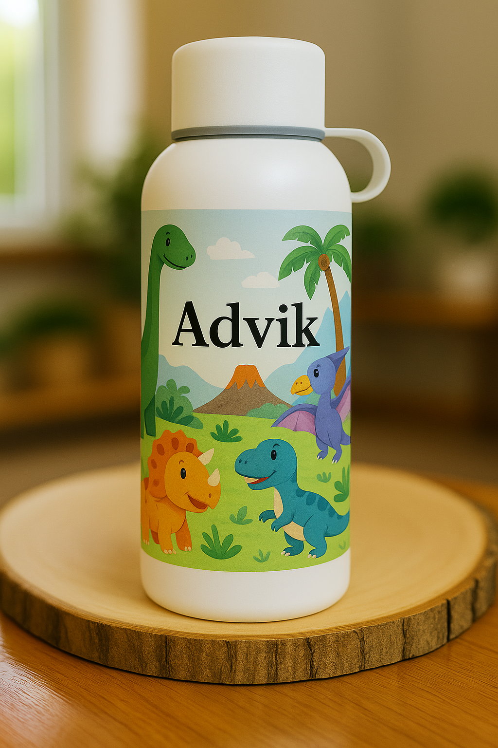 Dino Adventure Steel Bottle