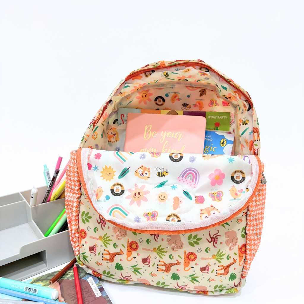 Animal Print Toddler Backpack