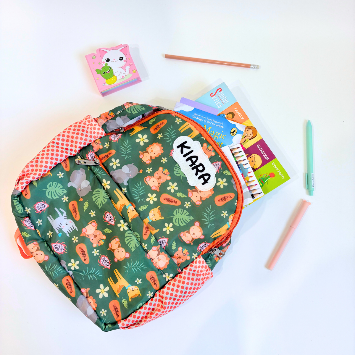 Jungle Print Toddler Backpack
