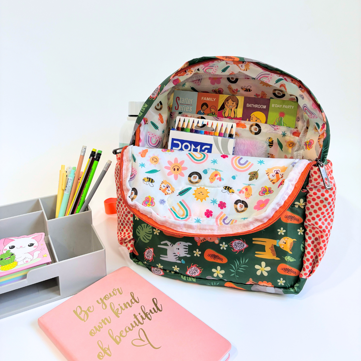 Jungle Print Toddler Backpack