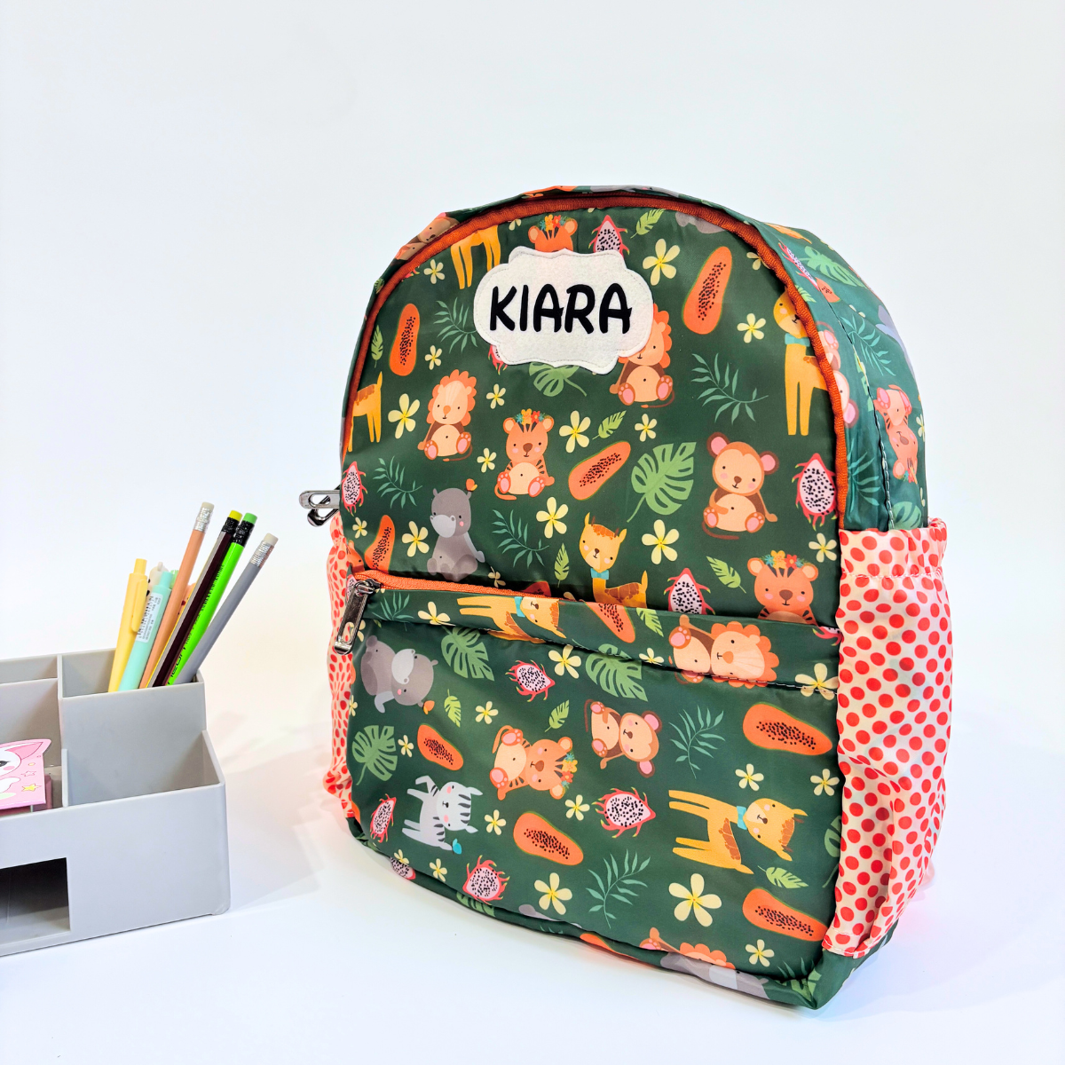 Jungle Print Toddler Backpack
