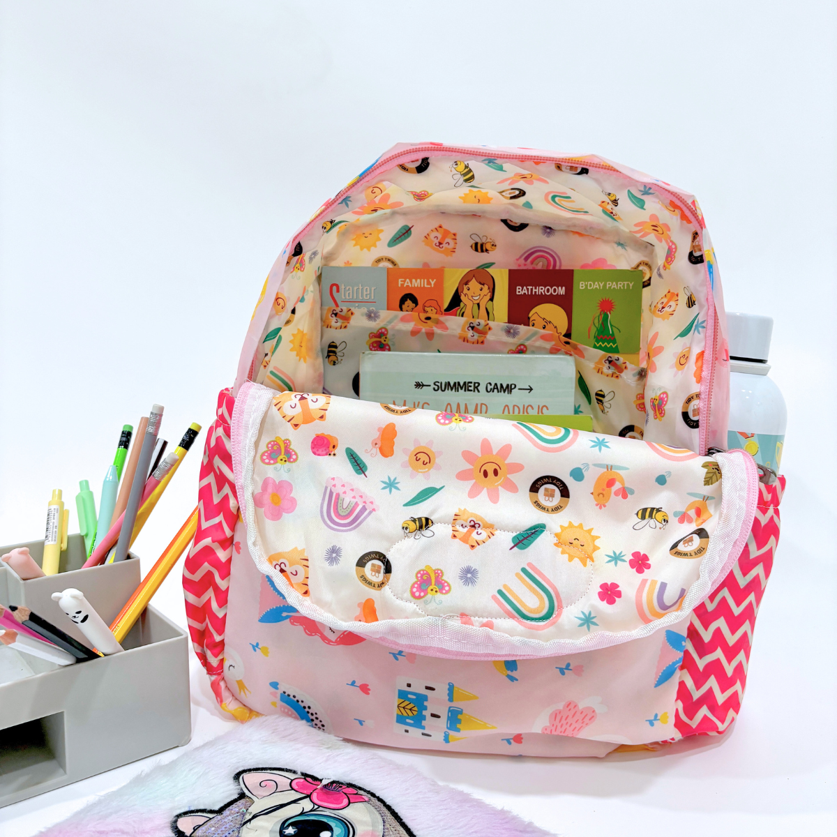 Princess Print Toddler Backpack
