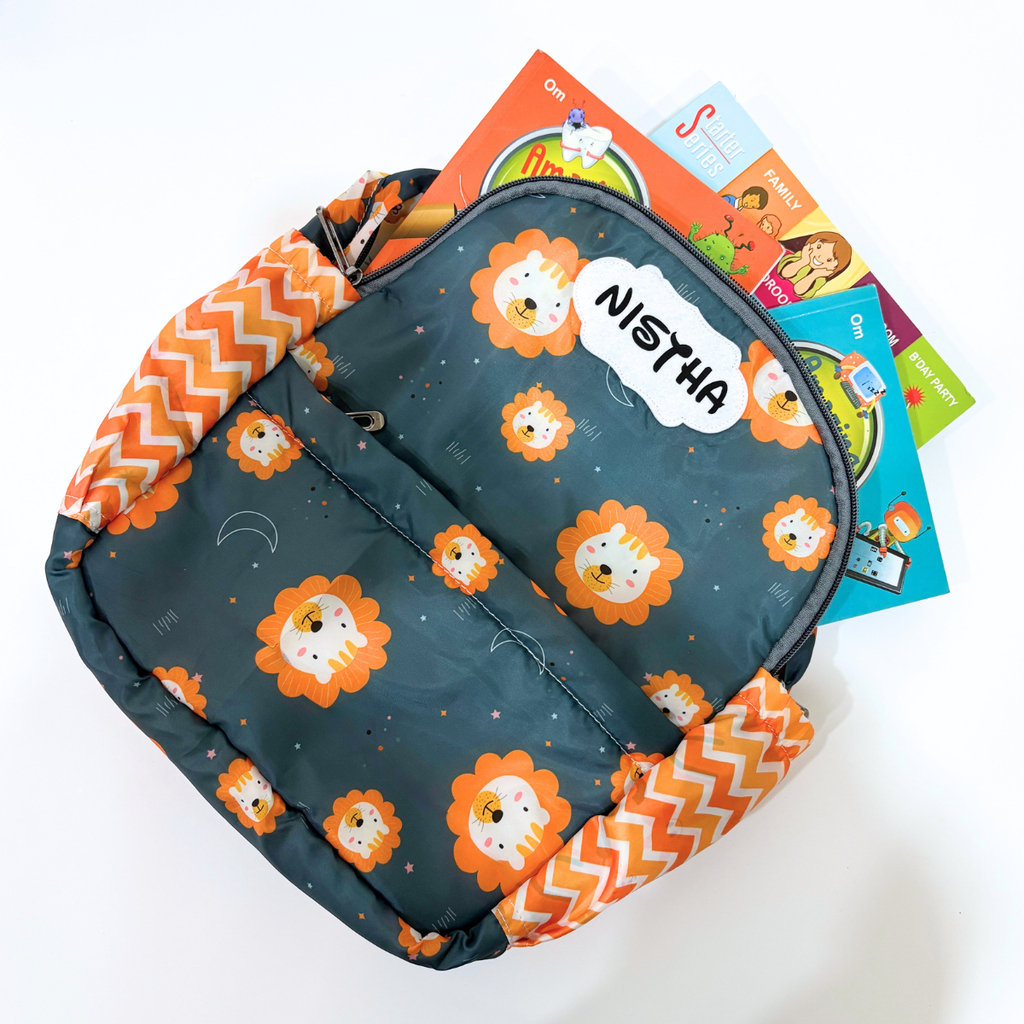 Roar Lion  Print Toddler Backpack