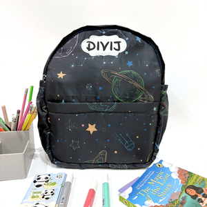 Space Print Toddler Backpack