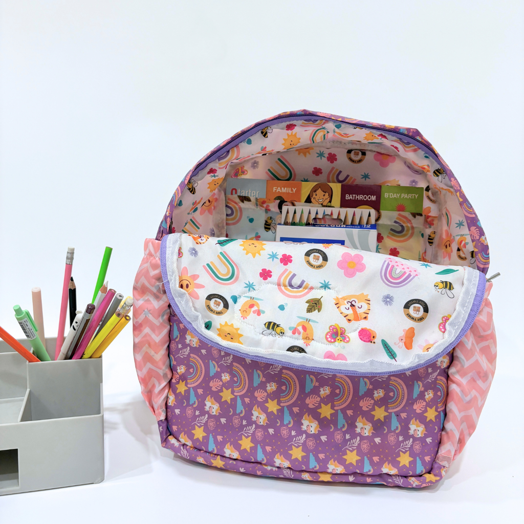 Unicorn Print Toddler Backpack